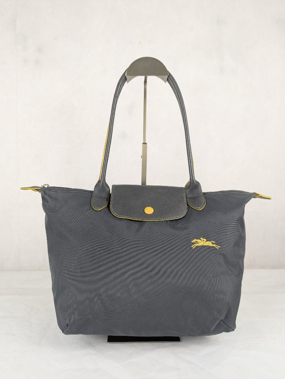 Longchamp Le Pliage Nylon Tote Shoulder Bag Gray – Preloved – Ships Today
